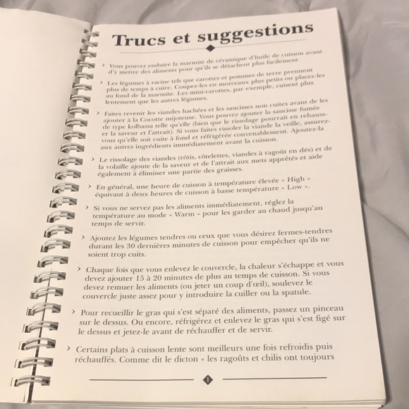 Cuisinart Slow Cooker Cookbook 2 Languages - Picture 8 of 8